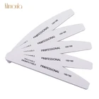 Пилка для ногтей, белая, 100180, 5 шт.