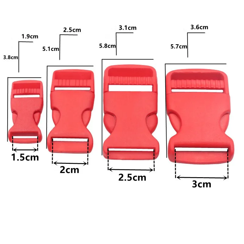 3 шт. Пластиковые Контурные боковые пряжки для Ошейников домашних животных | Дом и