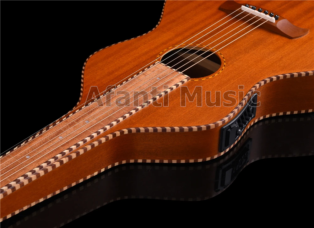 Afanti музыка все Sapele Дерево Weissenborn Гавайская гитара(HG-735