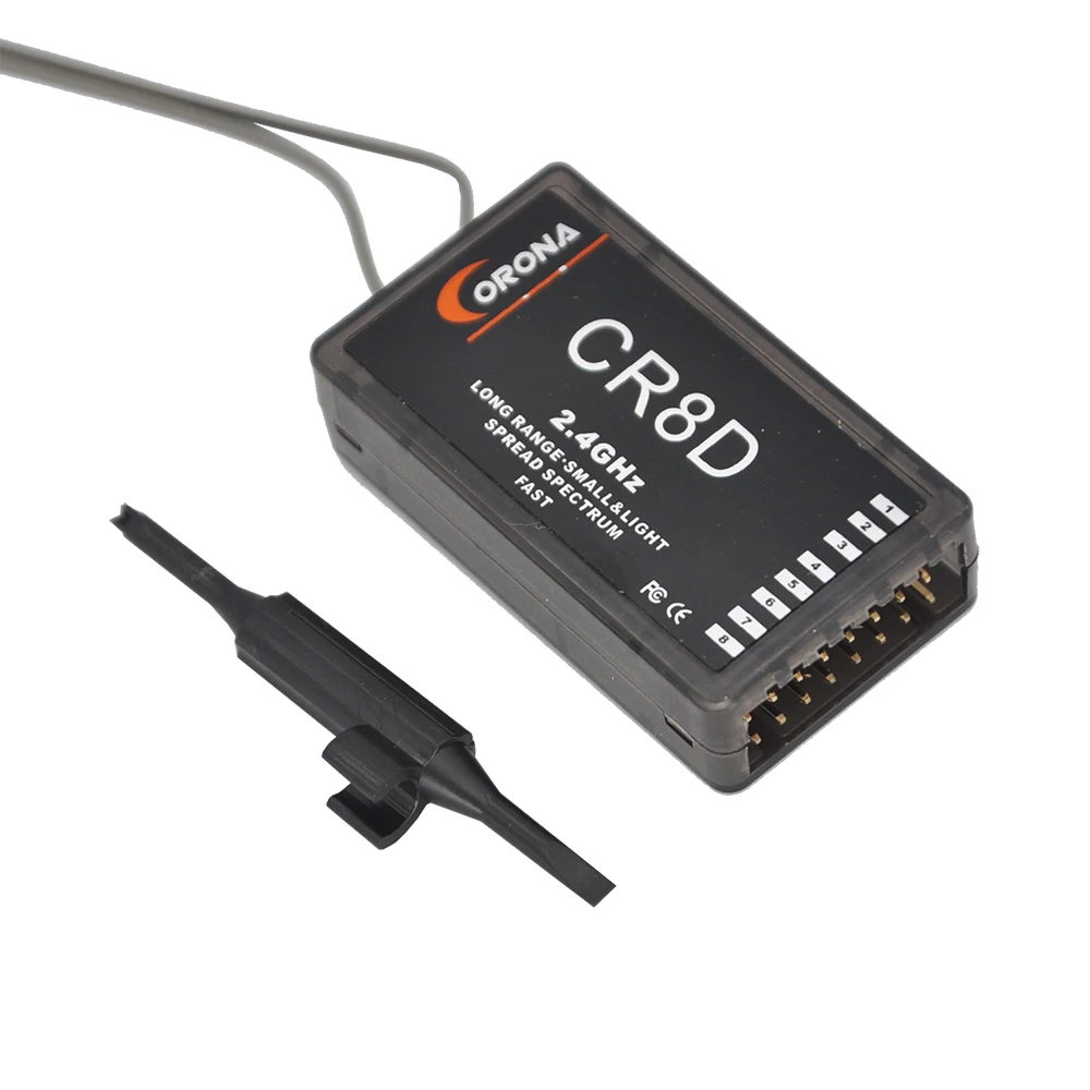 Ресивер Corona CR3D/CR4D/CR6D/CR8D 2 4G 3CH 4CH 6CH 8CH совместимый с CT8F/CT8J /CT8Z/CT3F/ V2 DSSS RC Air беспилотный