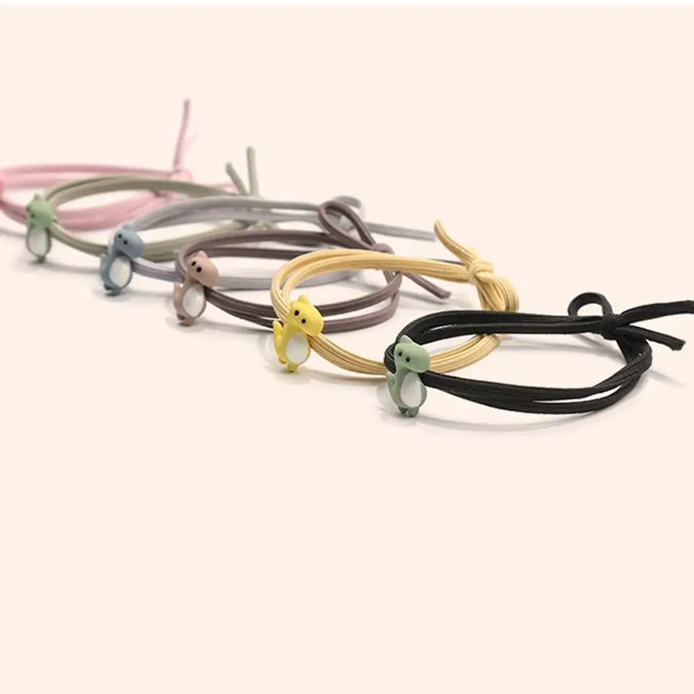 New Cartoon Dinosaur Tie Hair Rubber Band Head Rope Ring Couples Hand Strap Friendship Bracelet |