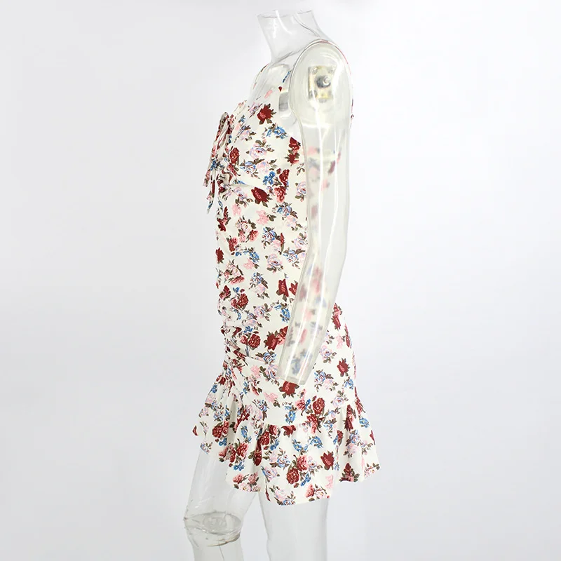 2021 летнее женское платье сексуальное Плиссированное пляжное на бретельках с