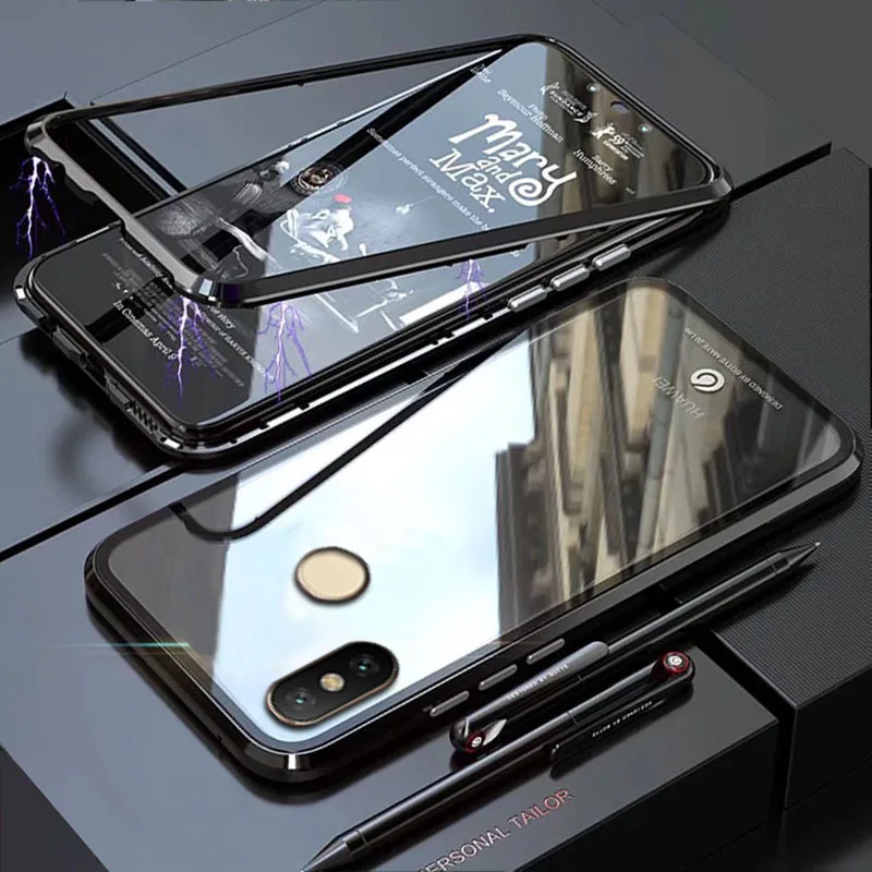 Чехол YonLinTan Coque для Xiaomi Redmi Note 6 Pro 6pro Note6 Металлическая магнитная рамка из