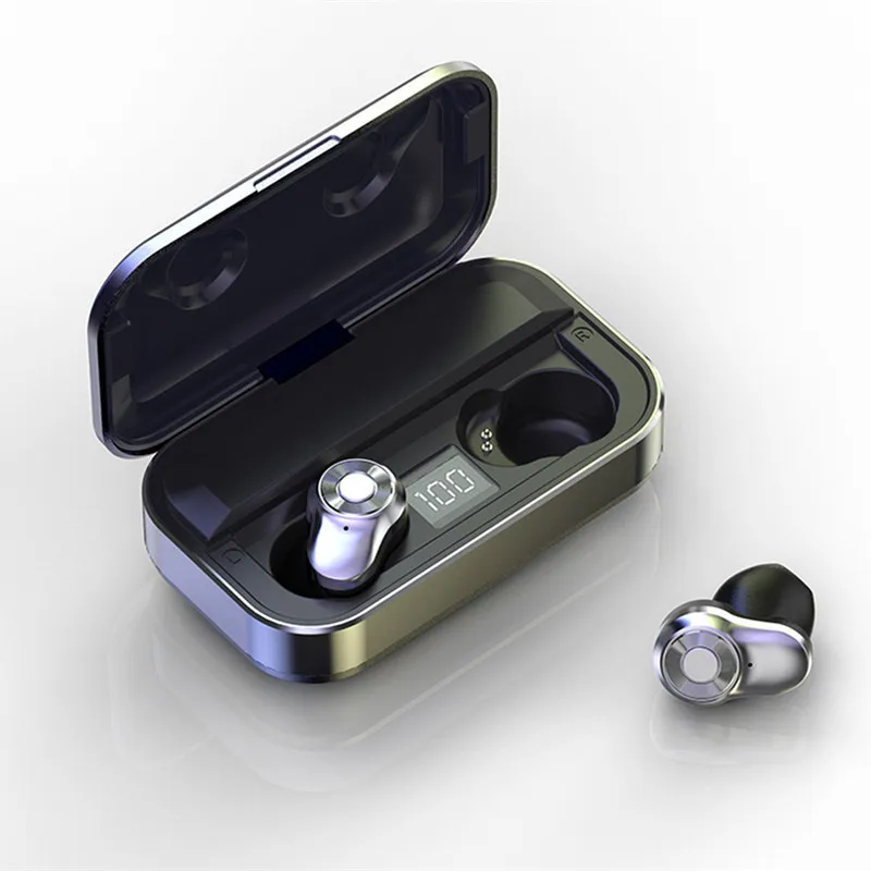 Наушники-вкладыши TWS Bluetooth 5 0 двойные мини невидимый Магнитный сенсорный блок