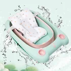 Для новорожденных, безопасность для ванной коврик Baby Shower Портативный кроссовки на воздушной подушке кровать ванны младенца нескользящее покрытие гарантируют защиту для новорожденных безопасности Поддержка мягкая подушкаковрик