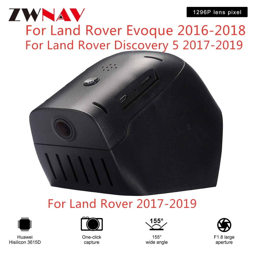 

Видеорегистратор скрытого типа HD для Land Rover Evoque /Discovery 5, видеорегистратор с Wi-Fi