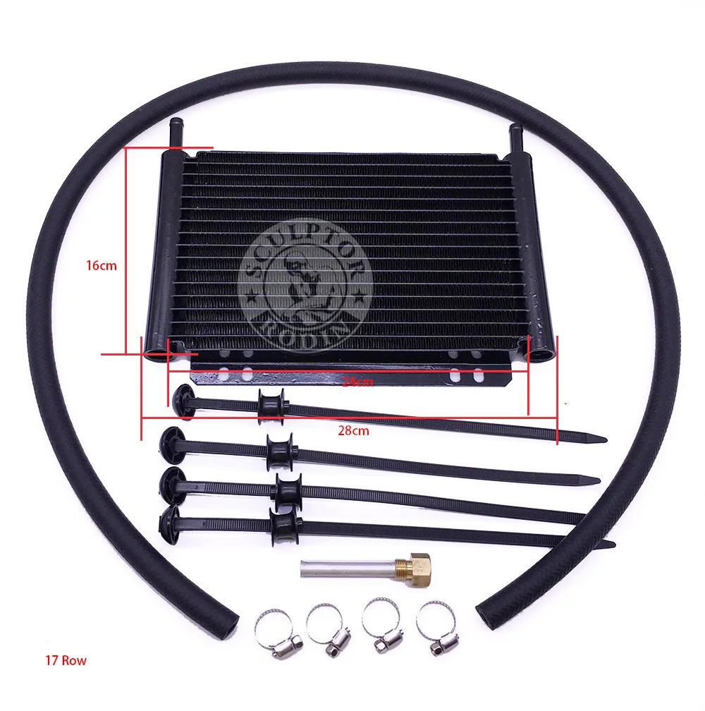 Масляный радиатор алюминиевый масляный коробки передач 15 рядов 17 автоматический