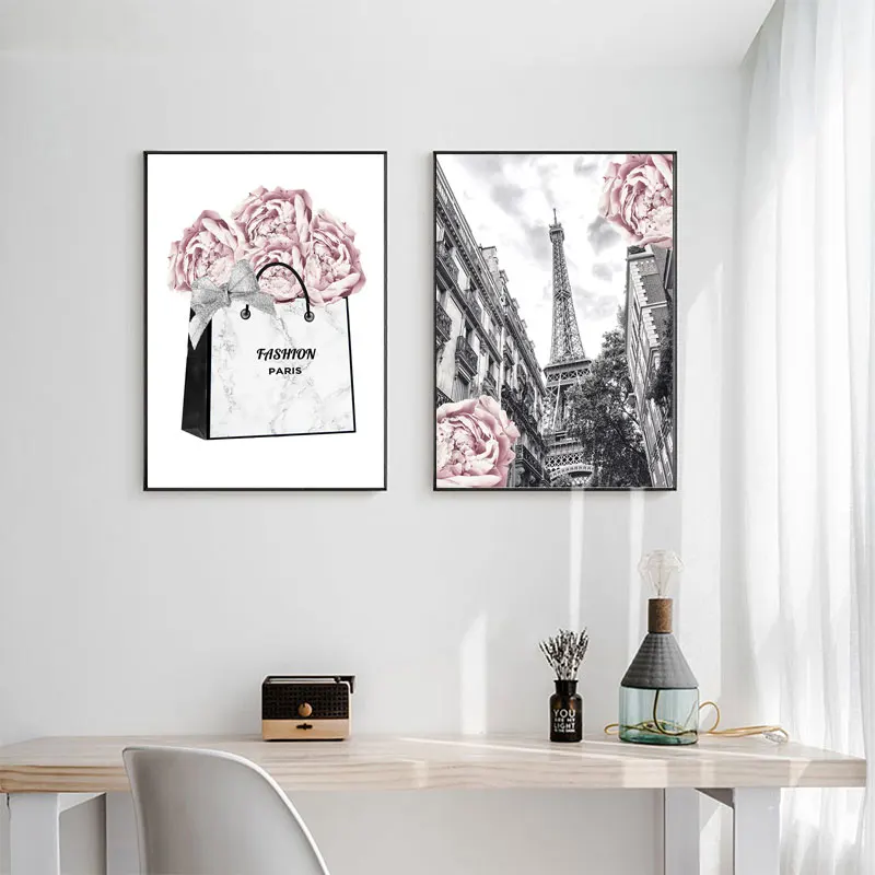 Модный настенный художественный постер с рисунком духов нижнее белье на