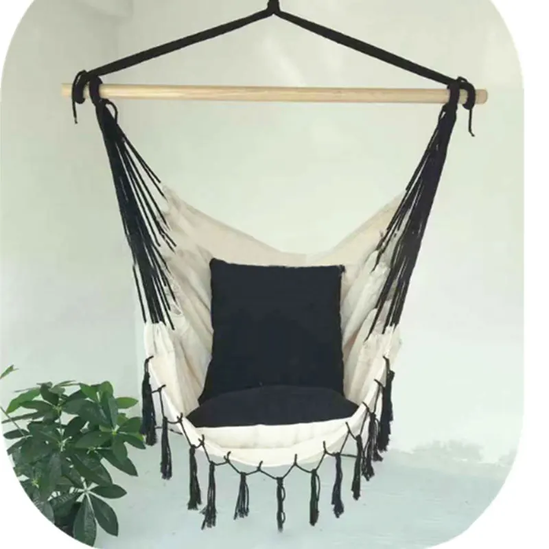 Висячий стул с кисточками открытый для взрослых и детей Крытый Подвесной