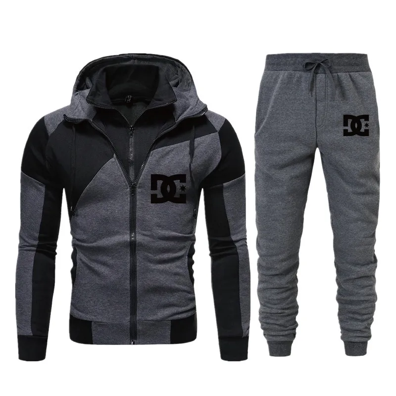 

2021 New Men'S And Women'S DC Jogger Sportswear Zipper Hoodie Pants Casual Sportswear Men'S Sportswear Suit
