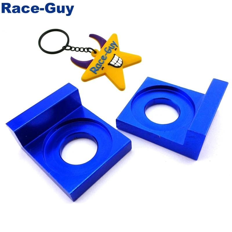 Синие CNC алюминиевые 15 мм цепные регуляторы осевые блоки для китайского питбайка