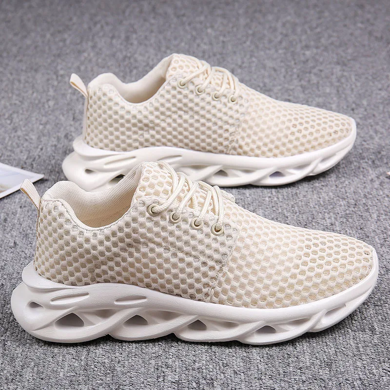 

2021 Chunky Sneakers Women Platform Shoes White Trainers Ladies Casual Breathable Mesh Zapatillas Tenis De Mujer Big Size 47 48