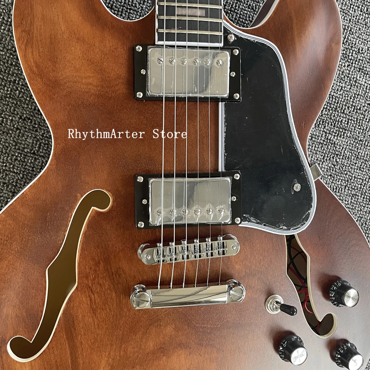 Гитара джазовая под дерево заказ с отделкой 335 | Спорт и развлечения