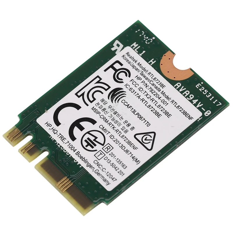 Беспроводной адаптер для Realtek RTL8723BE 802.11N WiFi карта Bluetooth 4 0 NGFF SPS 843338-001 300 Мбит/с |