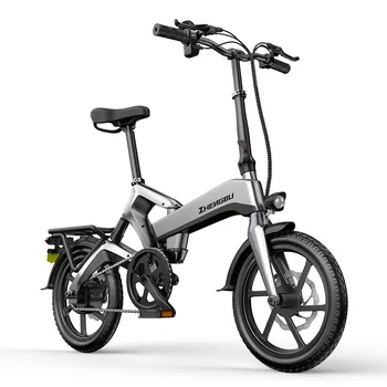 소형 접이식 두 바퀴 전기 자전거, 경량 휴대용 성인용 전기 자전거, 400W, 48V, 150km, 16 인치