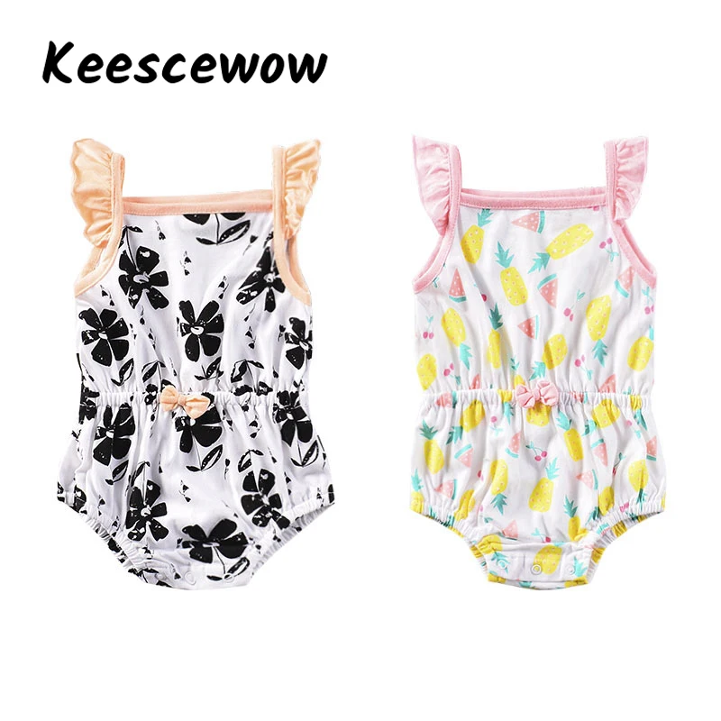 

Keescewow Летние Детские Боди для девочек, кружевная юбка без рукавов для малышей, боди для девочек из чистого хлопка