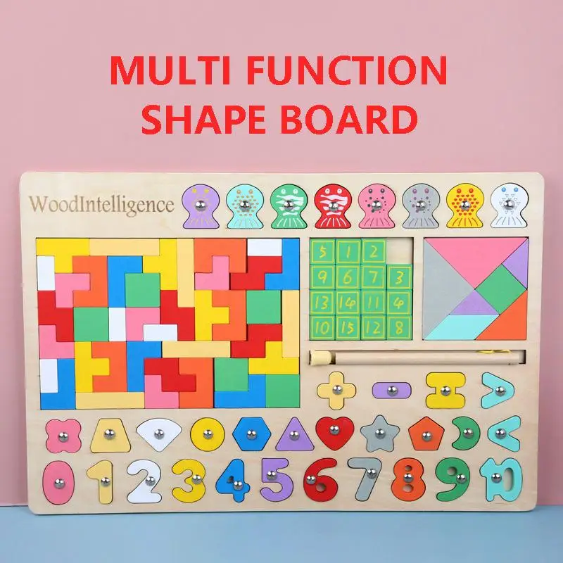 Многофункциональная магнитная головоломка в форме рыбалки 6 1 детская