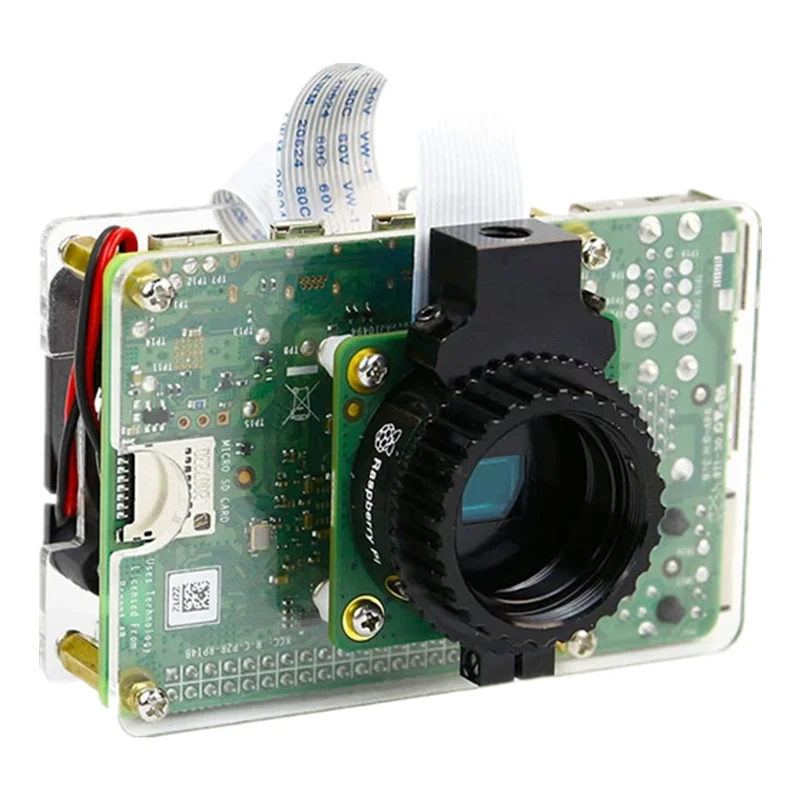 Акриловый чехол для Raspberry Pi с монтажными отверстиями официальной камеры HQ и