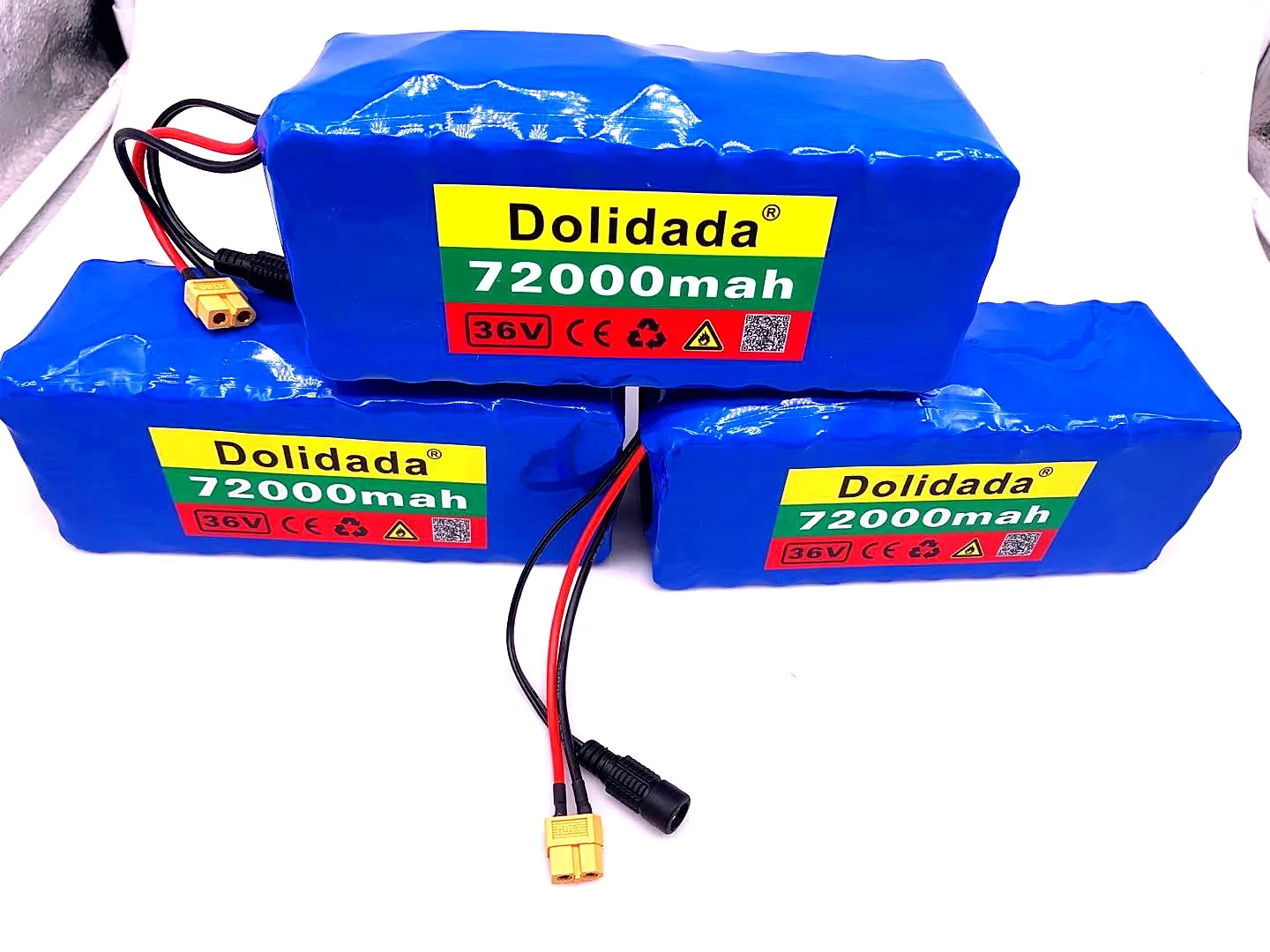 

Original 36V battery 10S4P 72Ah battery pack 500W high power battery 42V 72000mAh Ebike electric bike BMS+42V2A Charger