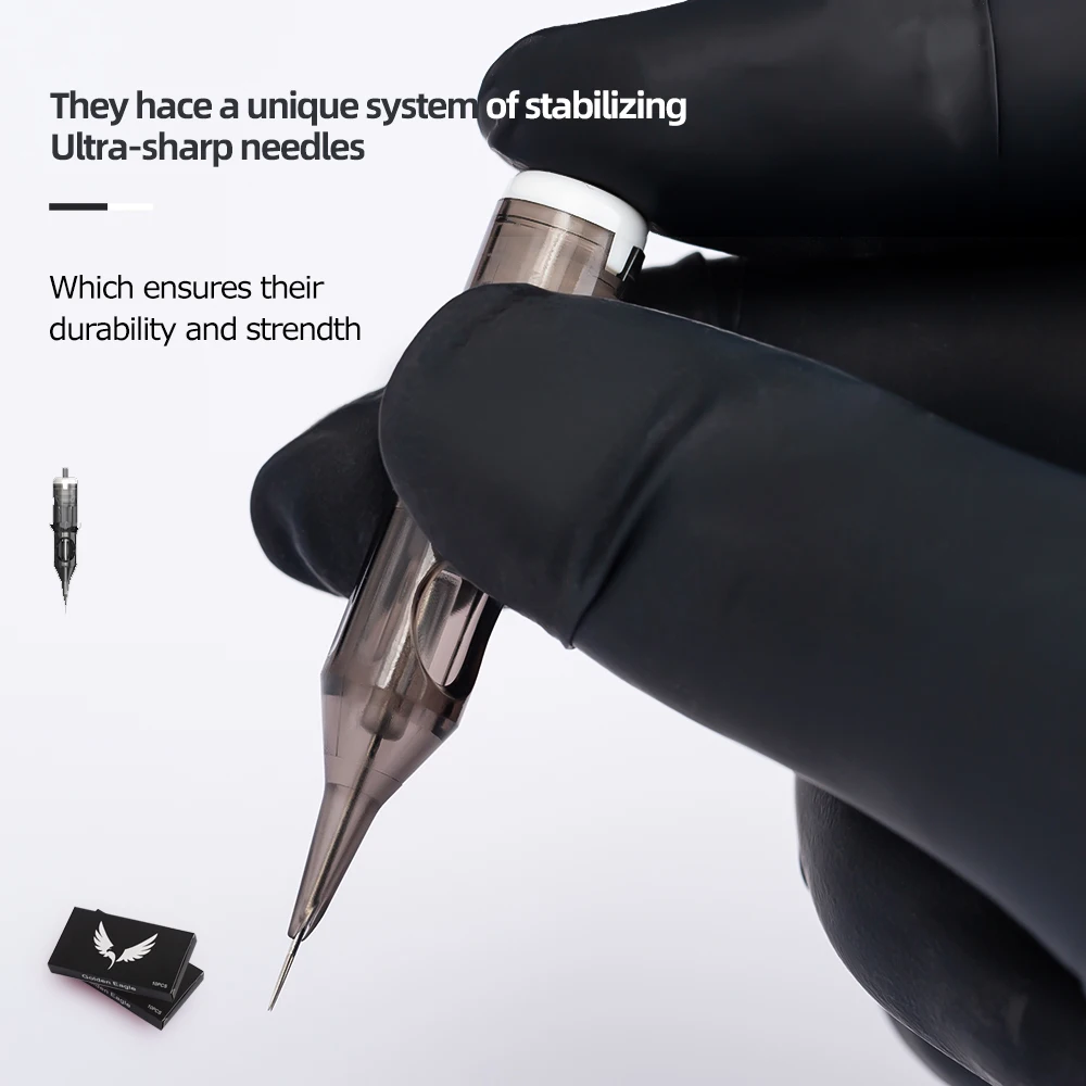 XNET VREX 20pcs Tattoo Cartridge Needle Round Magnum Disposable Sterilized Safety Permanent Makeup 5rm 7rm 15rm 19rm |