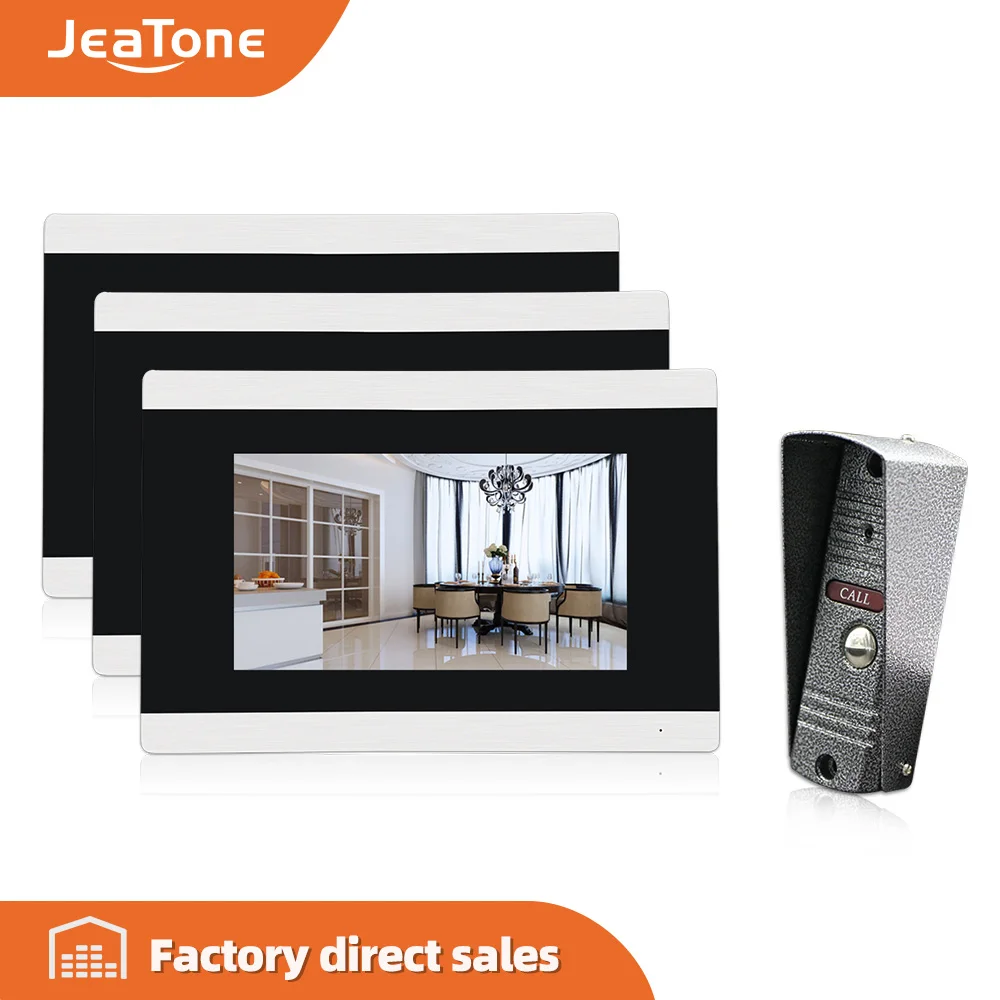 JeaTone 7 &quotсенсорный экран ЖК дисплей монитор видео камера дверной звонок дверь