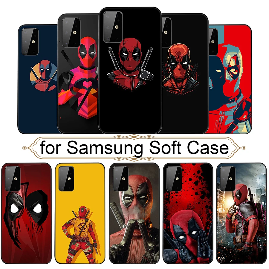 Мягкий чехол для телефона Deadpool Marvel Samsung Galaxy S20 Ultra Note 10 Plus S10 Lite A91 A81 A71 A51 |