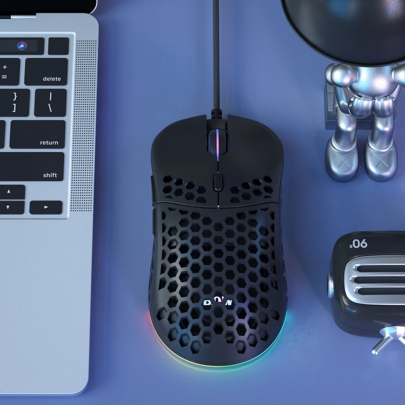 

Wire Gaming Mouse Silent Mause Ergonomic 6 Keys Backlit Mini Magic Mouse For Laptop Computer PC Gamer Mouse RGB Gift For Girl