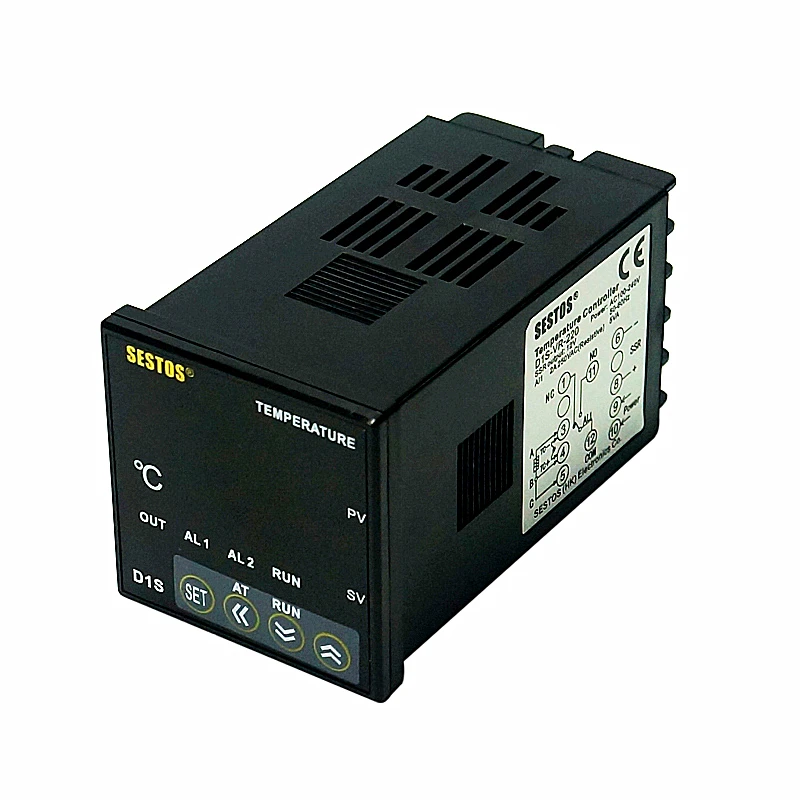 Sestos Dual Digital Pid Temperature Controller 2 Omron Relay Output Black D1S-VR-220 | Инструменты