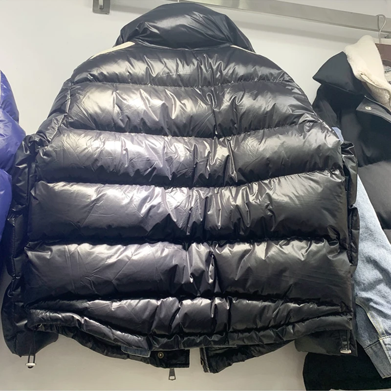 

2019 Thicken Cotton-padded Jacket Warm Winter Down Waterproof Coat Women Zipper Parka Glossy Women Cotton Jacket