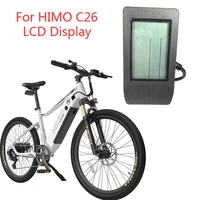 c26 e bike lcd display switch handle throttle parts for himo c26 electric bicycle display digital battery voltage display switch