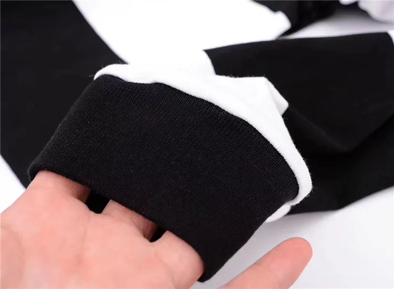 Футболка Мужская/Женская свободного покроя в полоску с длинным рукавом|Поло| |