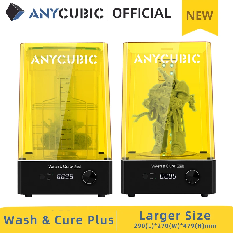 Новое поступление ANYCUBIC стирка и выдерживание плюс отверждение 3D печати для
