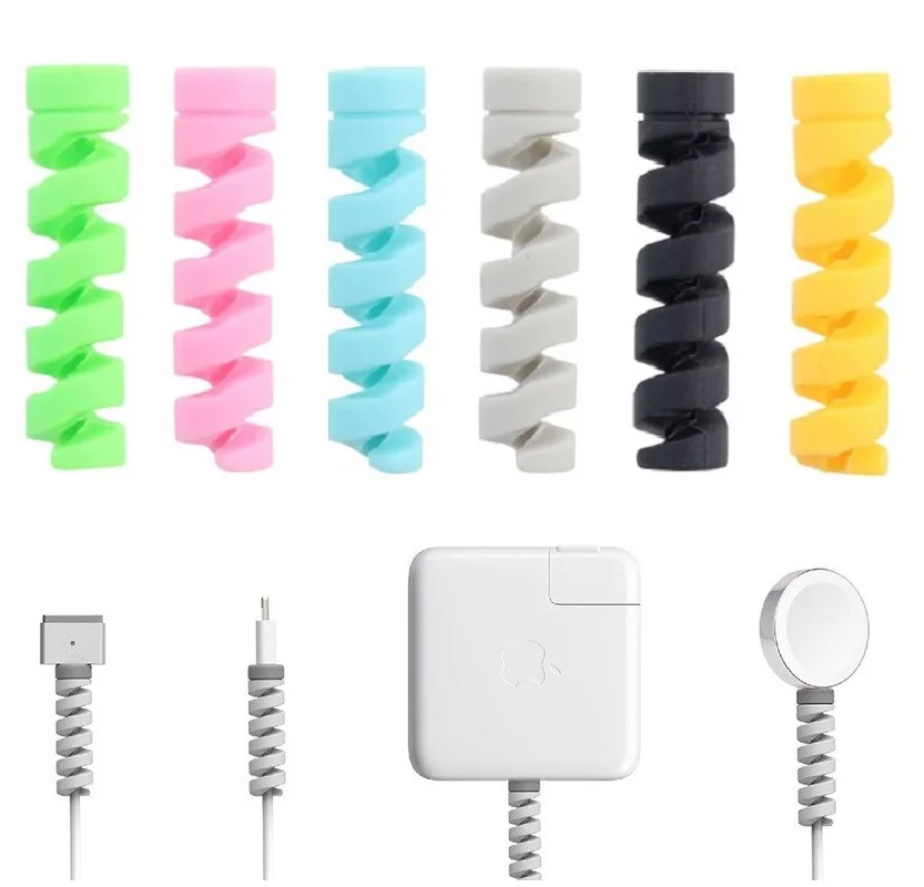 Спиральный протектор кабеля защита передачи данных защитный чехол намотка для