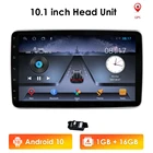 Универсальный Автомобильный мультимедийный плеер, стерео-система на Android, с 10-дюймовым сенсорным экраном, GPS, Wi-Fi, с регулируемым размером, Типоразмер 1 Din