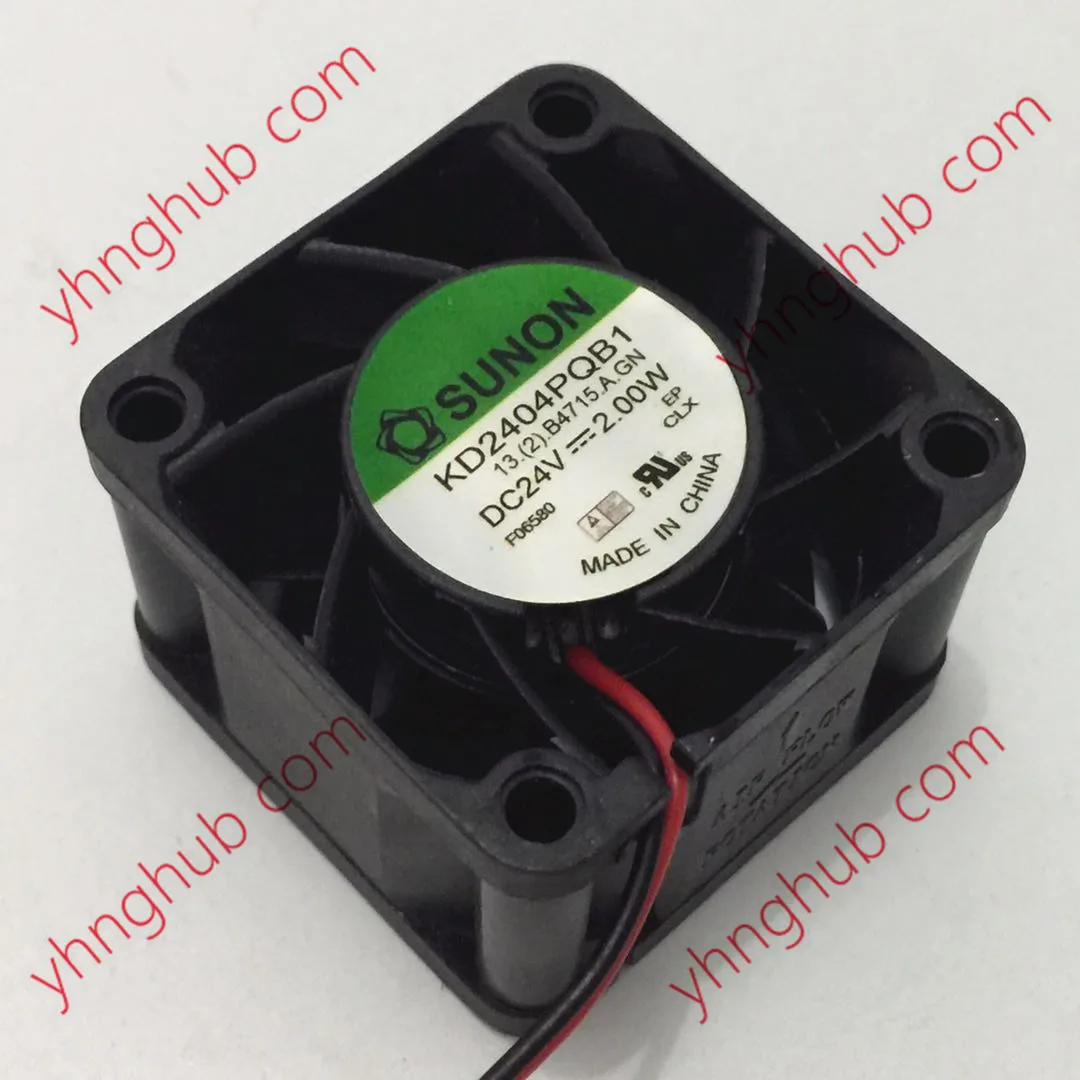 SUNON KD2404PQB1 13.(2).B4715.A.GN 24 В постоянного тока 2 0 Вт 40x40x28 мм 2-проводной Вентилятор
