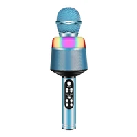 2022 q008 bluetooth microphone wireless usb professional condenser karaoke microphone handheld mic speaker for mobile phone