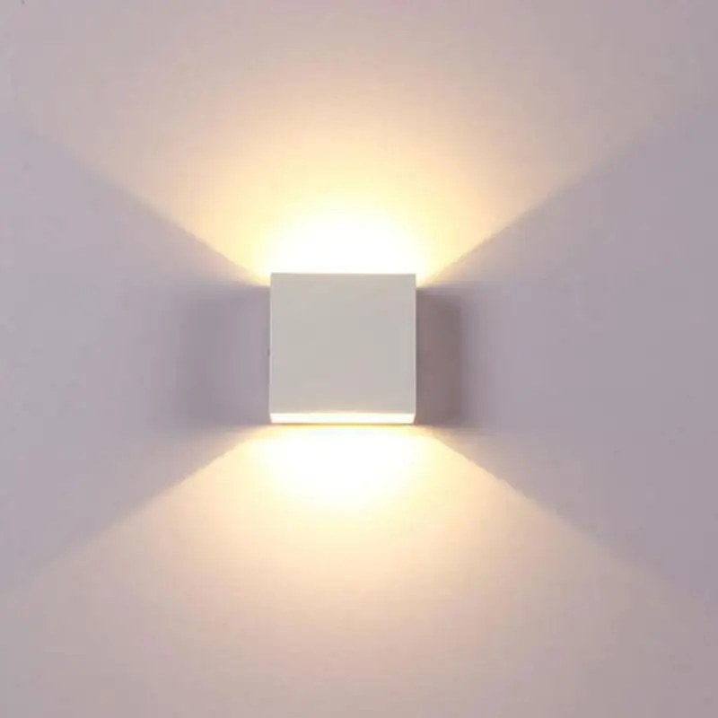 

Simple Style Up And Down LED Wall Lamps 6W Dimmable LED Aluminium Wall For Bedroom Bedside Living Room Corridor Aside Lighting