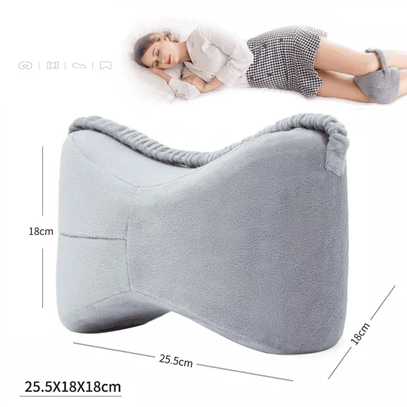 

Gravidez corpo memória espuma travesseiro ortopédico joelho perna cunha pé almofada para o lado sleeper ciática alívio ou fronha