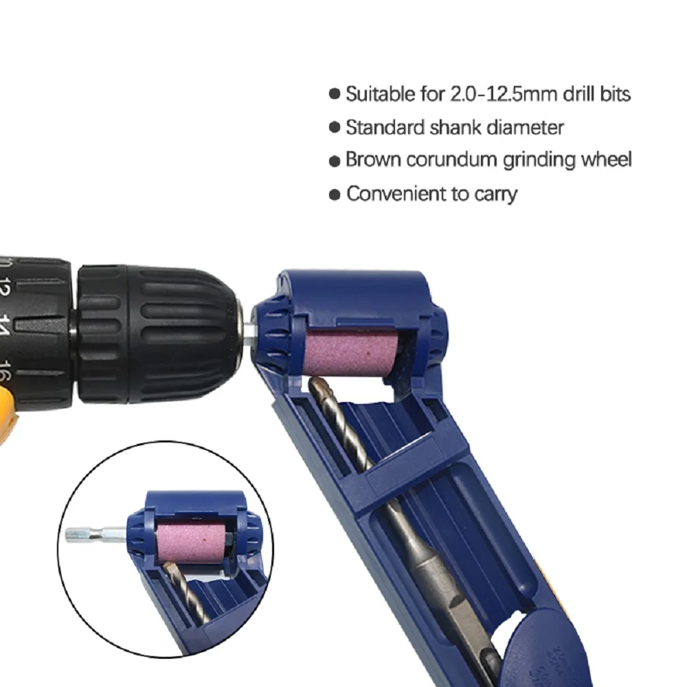 

Corundum Grinding Wheel Drill Bit Sharpener Titanium Drill Portable Drill Bit Powered Resisting Polishing Auxiliary Hand Tools