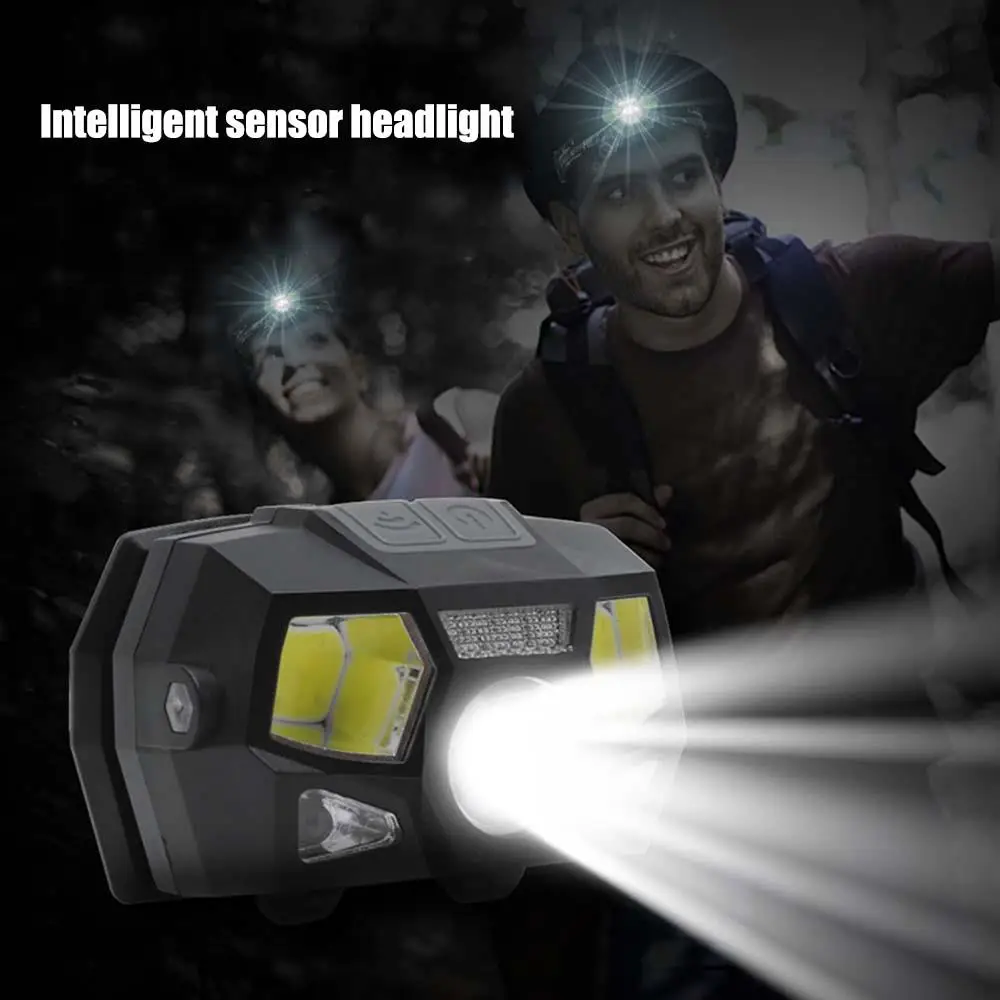

Head Torch Lamp Headlight 6 Mode Bicycle Bike Camping Sporting Goods Headlamp Rechargeable ABS 4.2V Strong Light Running