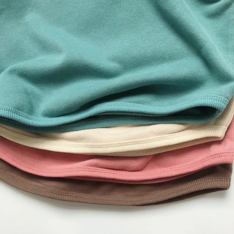 Свитшот детский осенний однотонный Повседневный в Корейском стиле | Детская