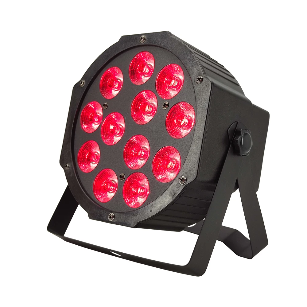 8/16 PCS / 12x12 Вт Led Par Светильник s RGBW 4in1 светодиодный плоский dmx512 dj светильник