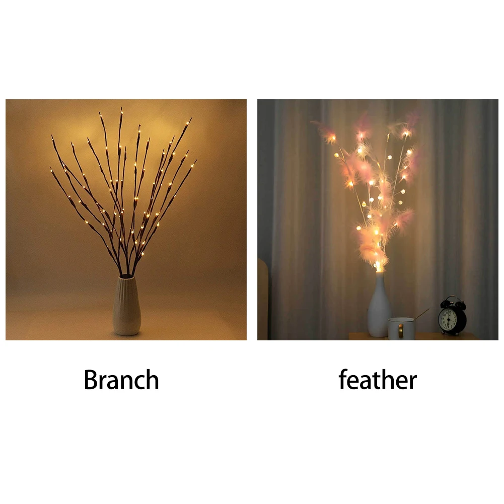 

Battery Powered Artificial Cherry Blossom For Indoor Twig Fairy Party Home Decor Wedding Living Room LED Branch Light Desktop