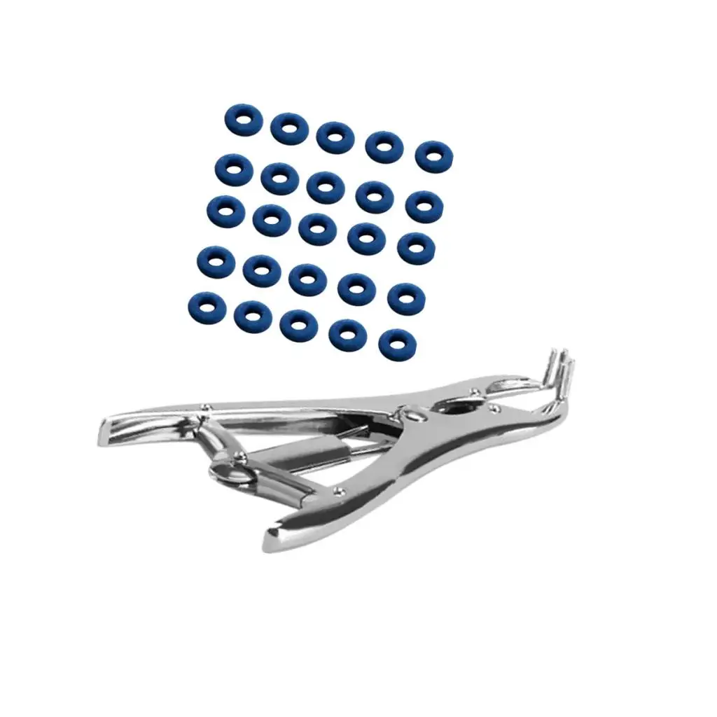 Плоскогубцы ELASTRATOR кастратор резиновое кольцо аппликатор стыковка + кольца | Дом и