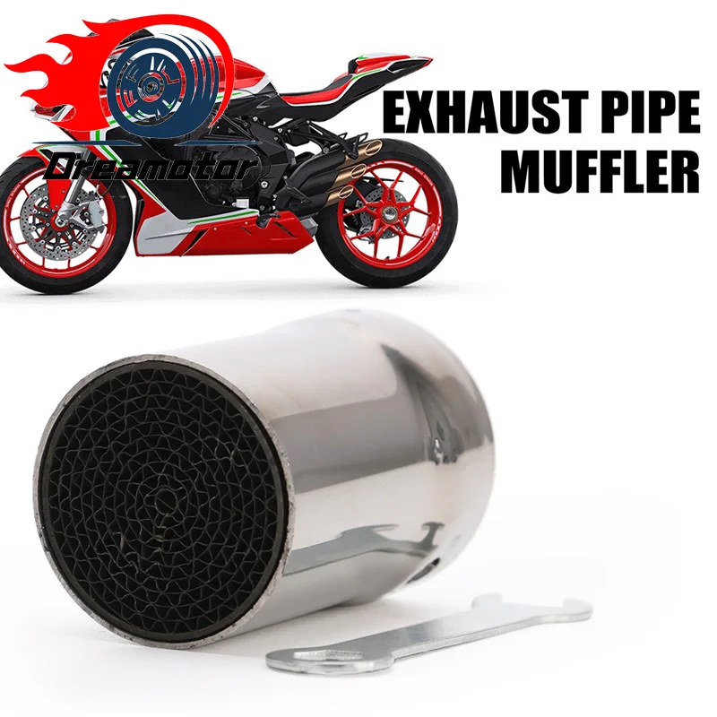 

Exhaust Pipe Silencer Universal Motorcycle DB Killer Muffler Valve Stainless Steel 48mm Motorcycle Silencer Exhaust Pipe Muffler