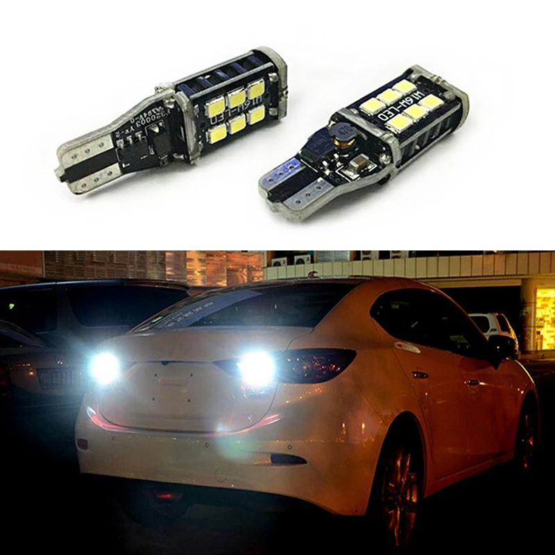 2x Canbus T16 T15 W16W светодиодный лампы 2835 SMD Автомобильная задняя сигнальная лампа для