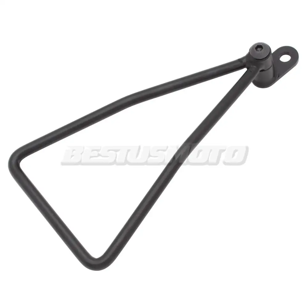 Мотоциклетная универсальная черная хромированный для седельной сумки