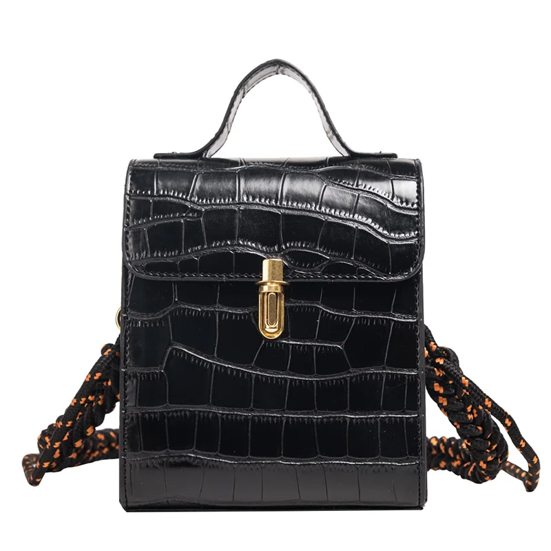 

Vintage Fashion Female Tote bag 2019 New High Quality Leather Women's Designer Handbag Crocodile pattern Shoulder Messenger Bag