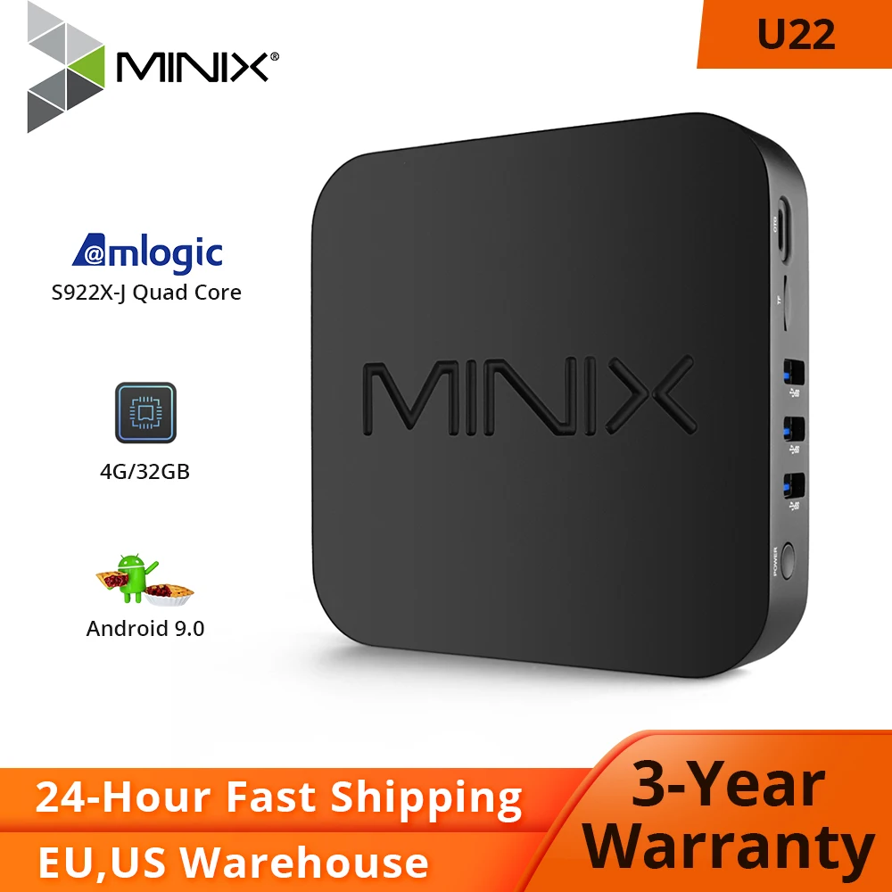 Приставка Смарт ТВ MINIX Android 9 0 4/32 ГБ Wi Fi 2 4/5 ГГц|ТВ-приставки и медиаплееры| |