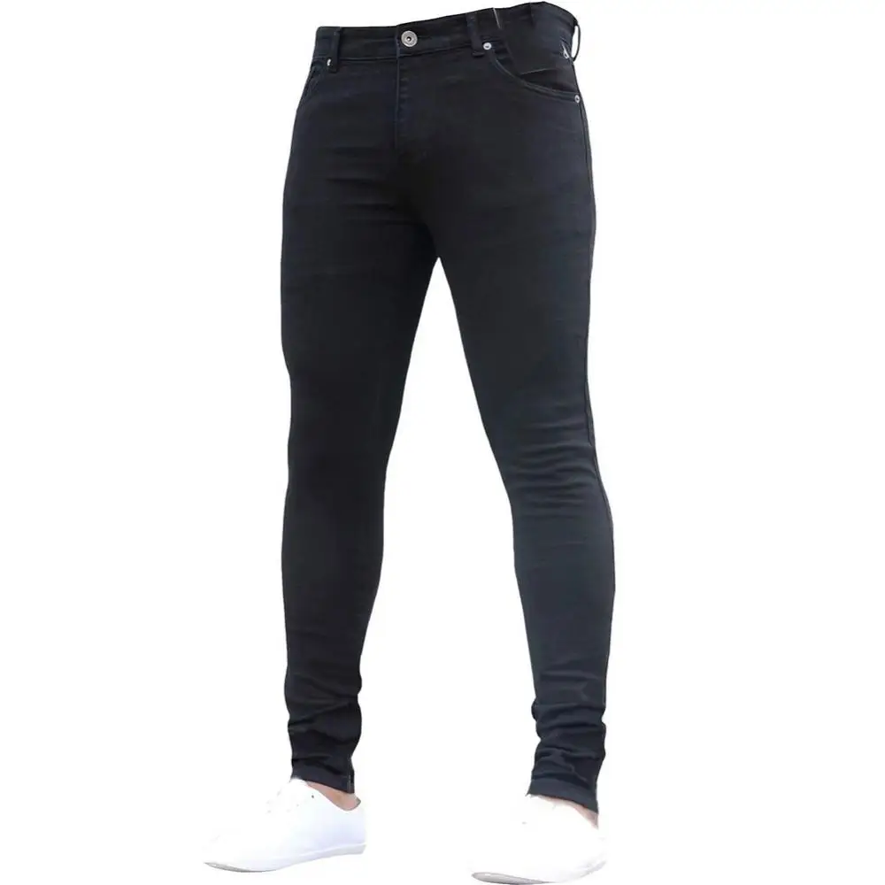 80% Hot Sales Spring Autumn Fashion Men's Skinny Jeans Denim Pants Leggings Long Trousers